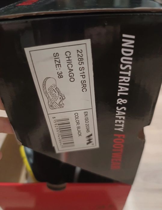 Buty BHP robocze półbuty bez podnoska