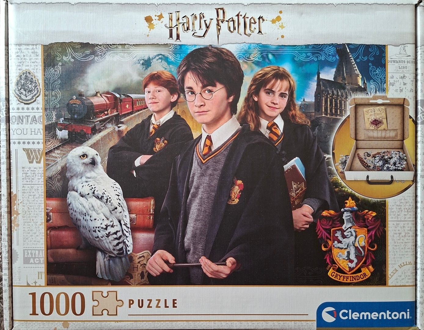 Clementoni Puzzle Harry Potter 1000 Peças Mala de Transporte