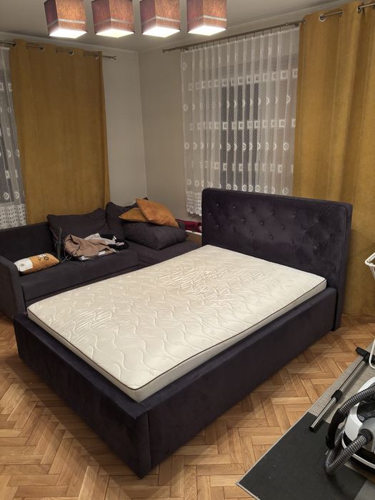 Łóżko pikowane GRANDA 140x200 BRW