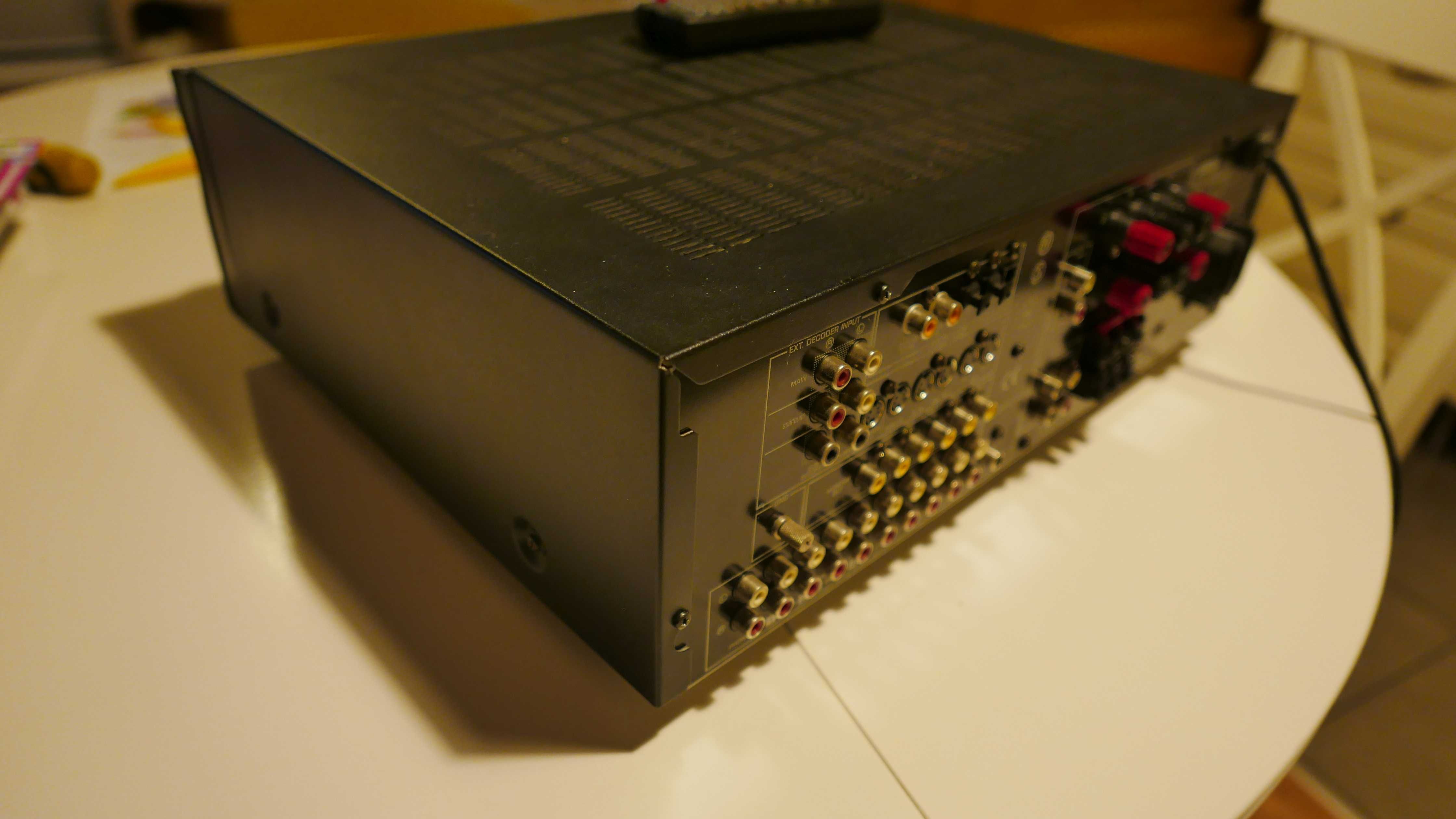 Wzmacniacz Yamaha DSP A5 z pilotem, wejscia optyczne, PHONO