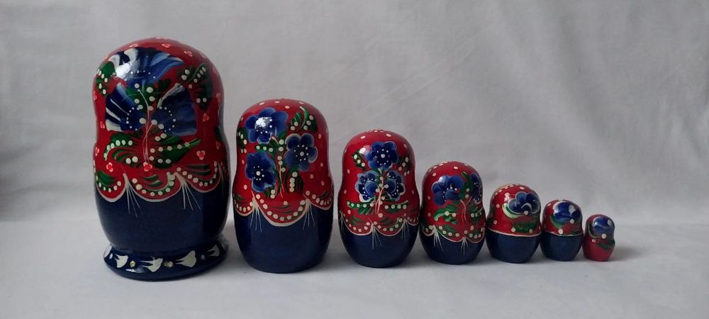 Продам матрёшки, 7 штук в наборе, ручная работа