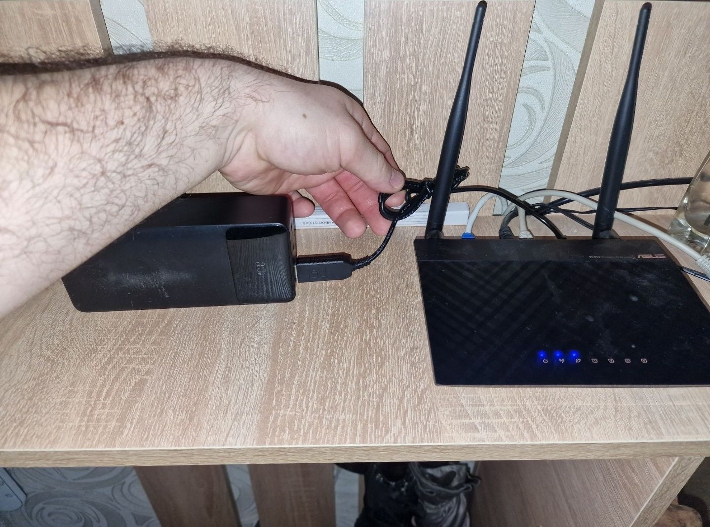 Провод для Wi-Fi от пауэрбанка 12V