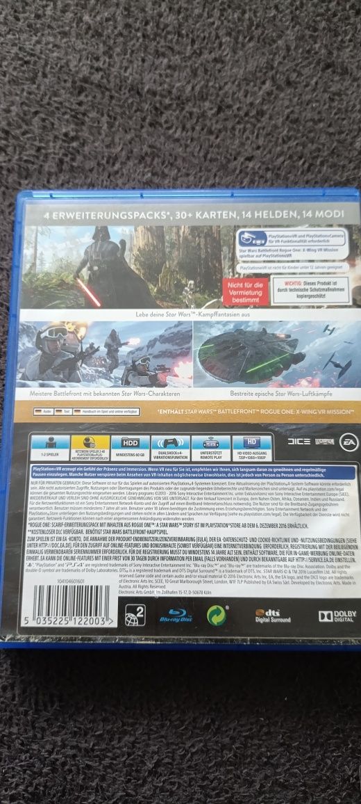 Battlefront VR ultimate edition PS4