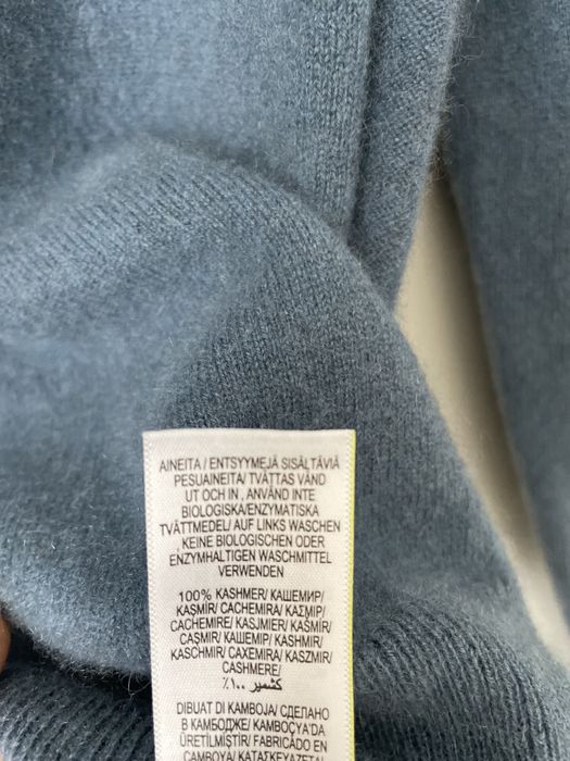 100 % кашемір zip светр S/Onesize