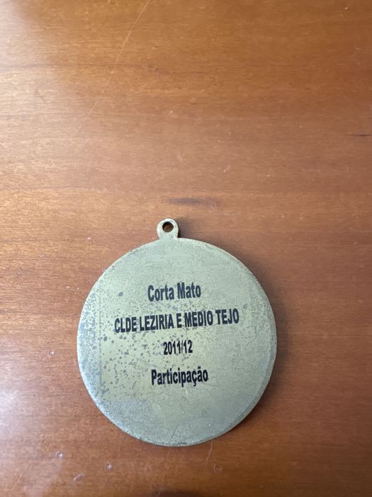 Medalha do desporto escolar corta mato clde  Lezíria medio tejo2011/12