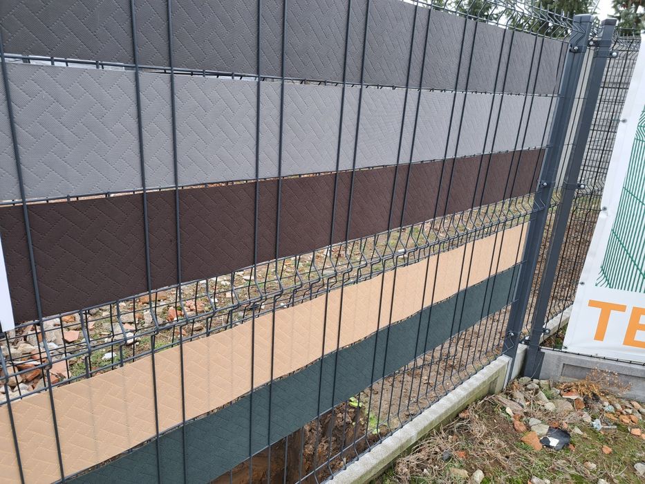 Ogrodzenie kompletne 3D panele h-153 cm fi 4 mm ,furtka,brama,montaż