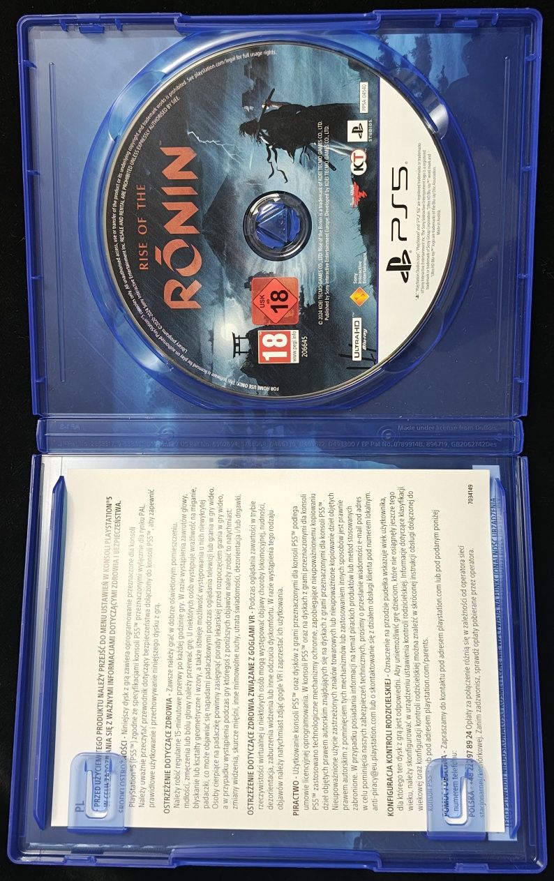 Rise of The Ronin PL Gra na PS5 po polsku w BDB stanie