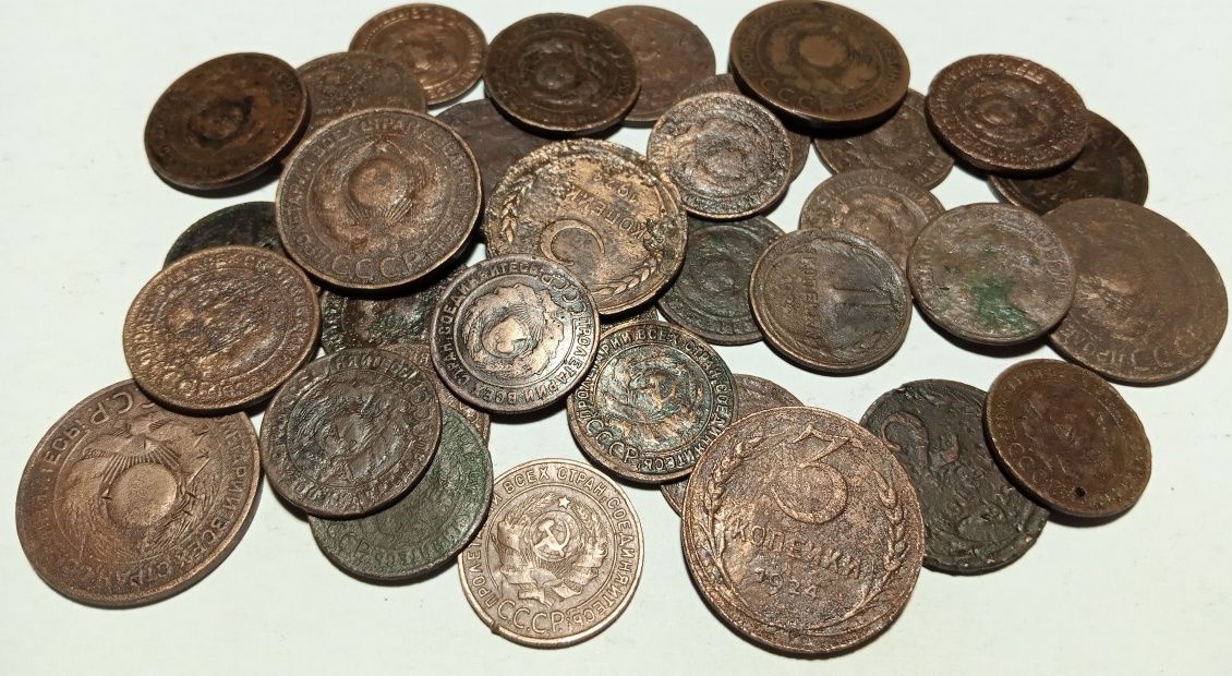 Мідні монети СРСР 1924 р. 35 монет