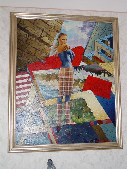 Стас Кадочников. Картина "Линии жизни" 100х80 см Холст. Масло. 90-е гг