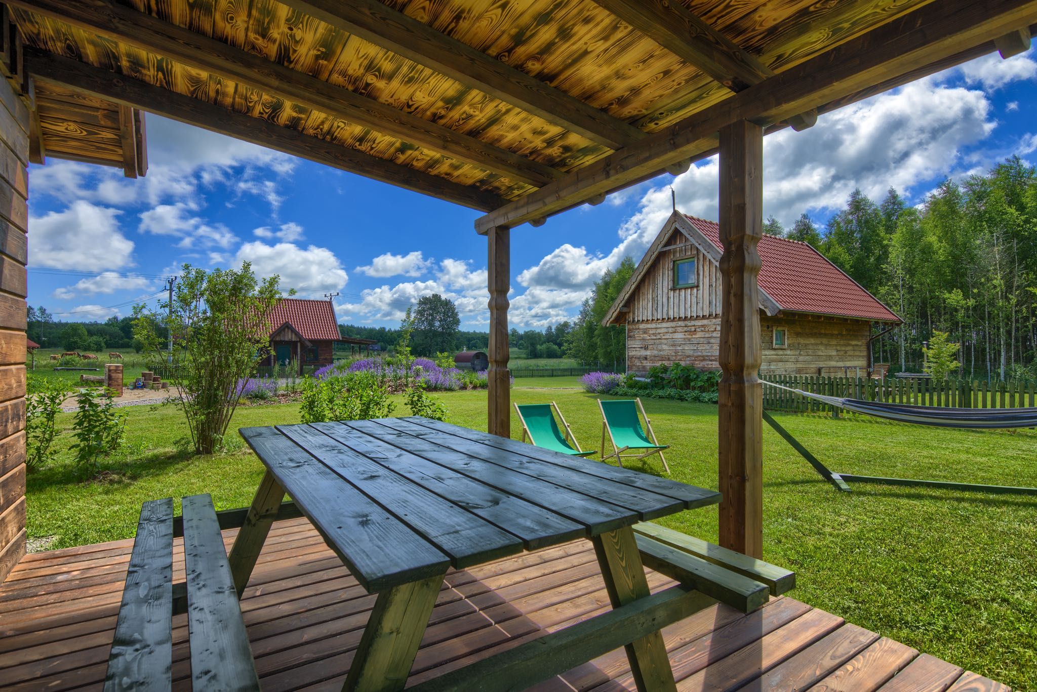 Mazury - Dom, Domek nad jeziorem, las, balia, sauna, WAKACJE