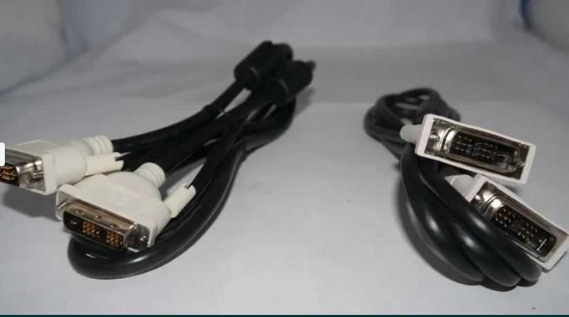 2x Kabel przewód do monitora DVI-DVI