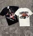 CARHARTT Футболка - Grim Reaper - С М Л ХЛ - Биг Лого Принт - Кархарт