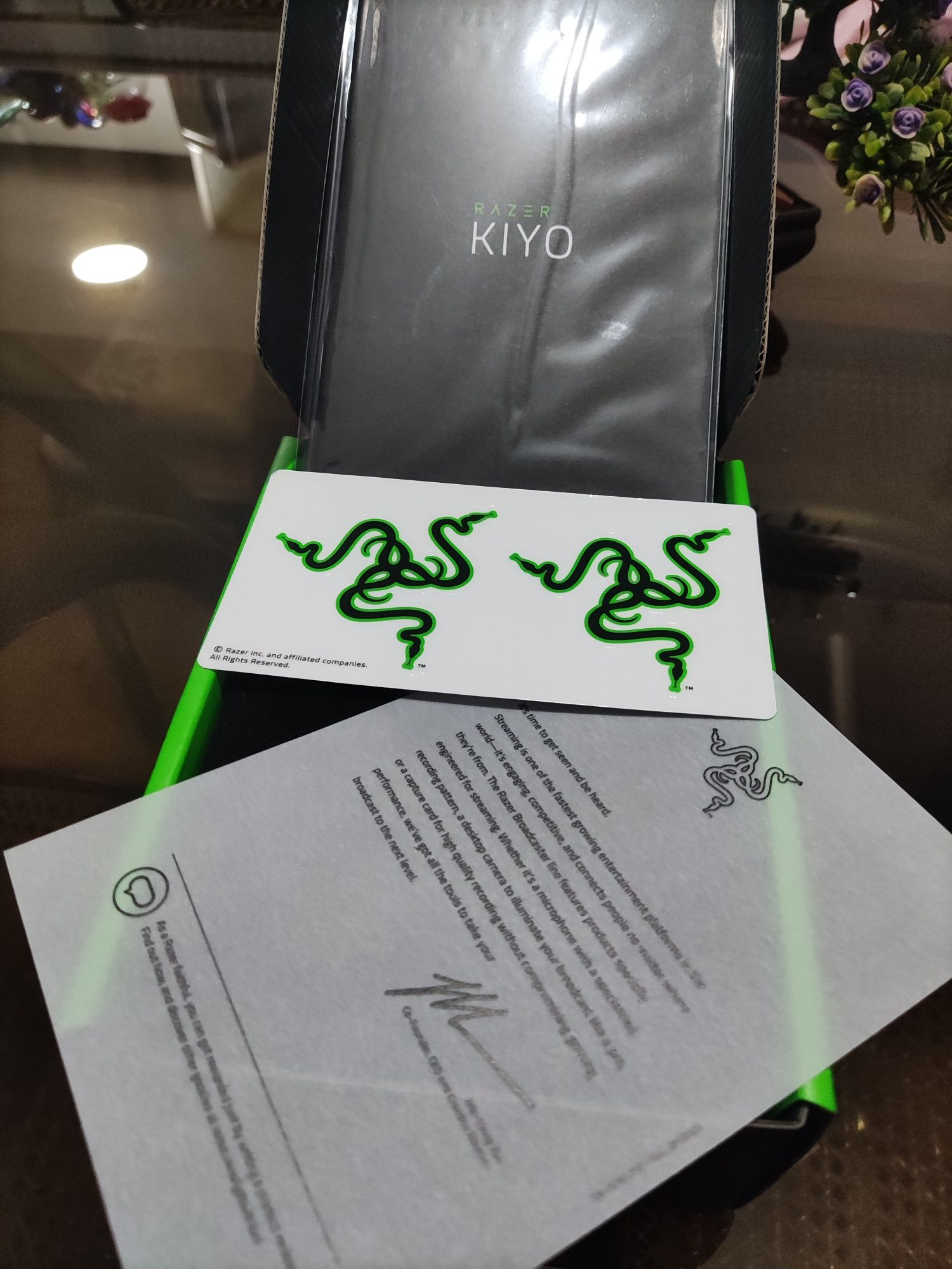 Webcam Razer kiyo Full HD 1080p