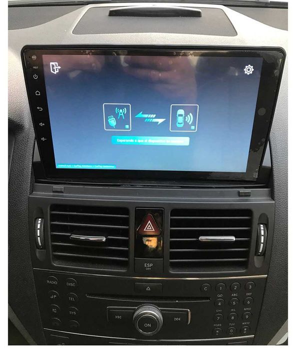 Radio Android 12 Mercedes klasa C W204 S204 gps wifi bluetooth