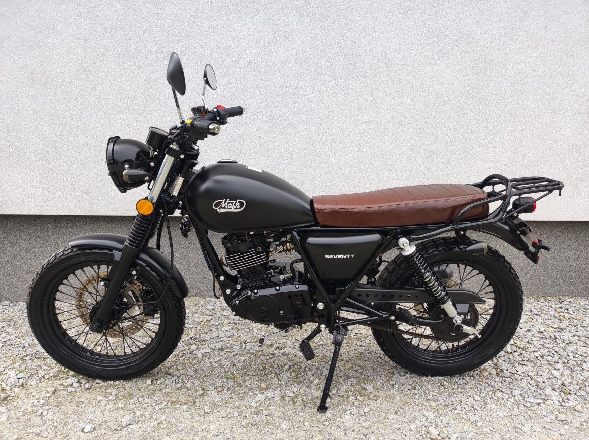 MASH Seventy Five 125cc kat.b jak nowy bezwypadkowy na silniku Suzuki