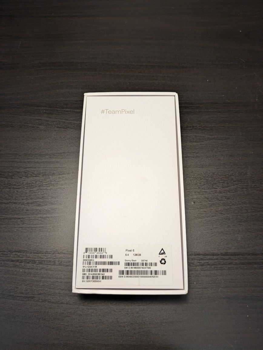 Apenas Caixa Google Pixel 6