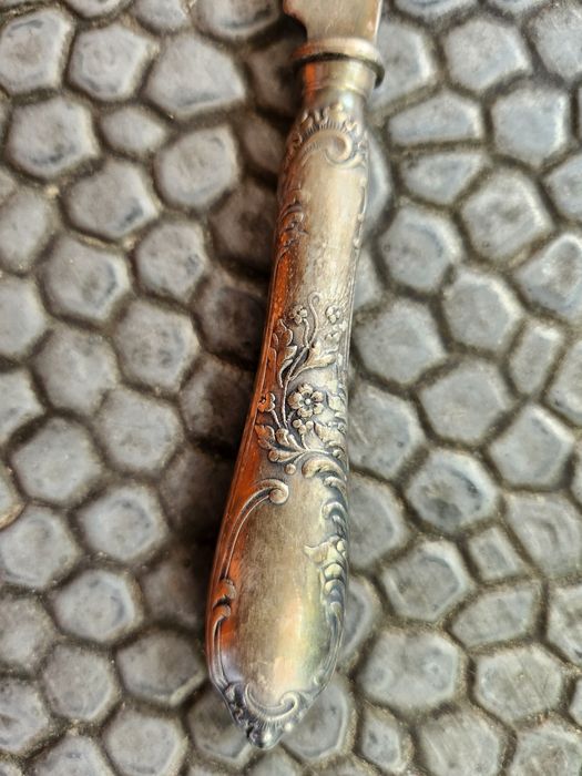 Norblin wzór Aleksandra 1908 nóż nożyk do owoców posrebrzany plater
