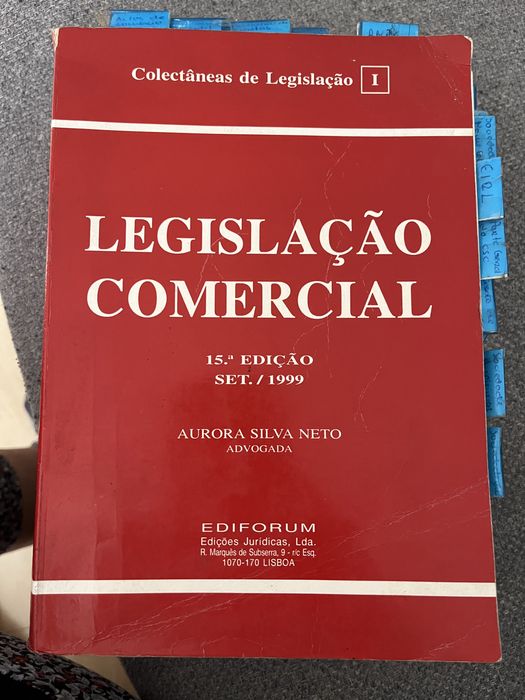 Legislação Comecial 15.a edição 1999