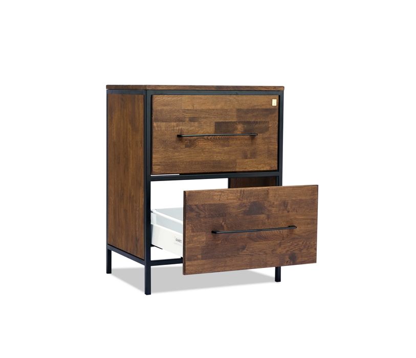 Szafka Łazienkowa Umywalkę Dąb - 60x45x80cm Loft Komoda Drewno dębowe