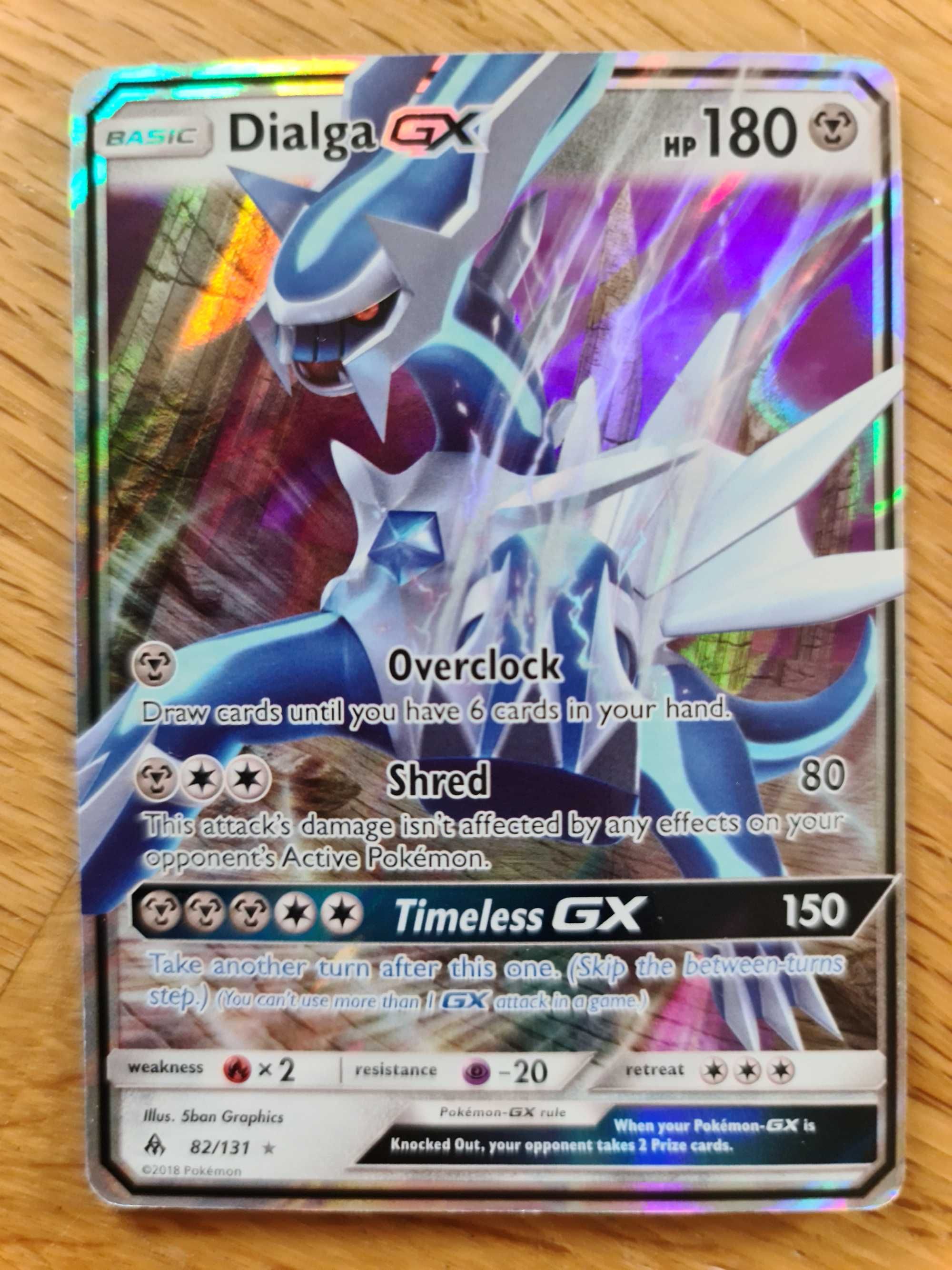 Kolekcjonerska karta Pokemon Dialga GX