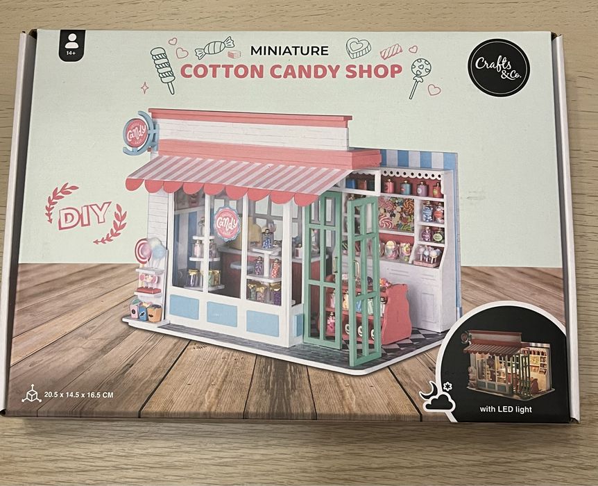Zrob to sam, diy, miniatury,  sklep z słodkościami