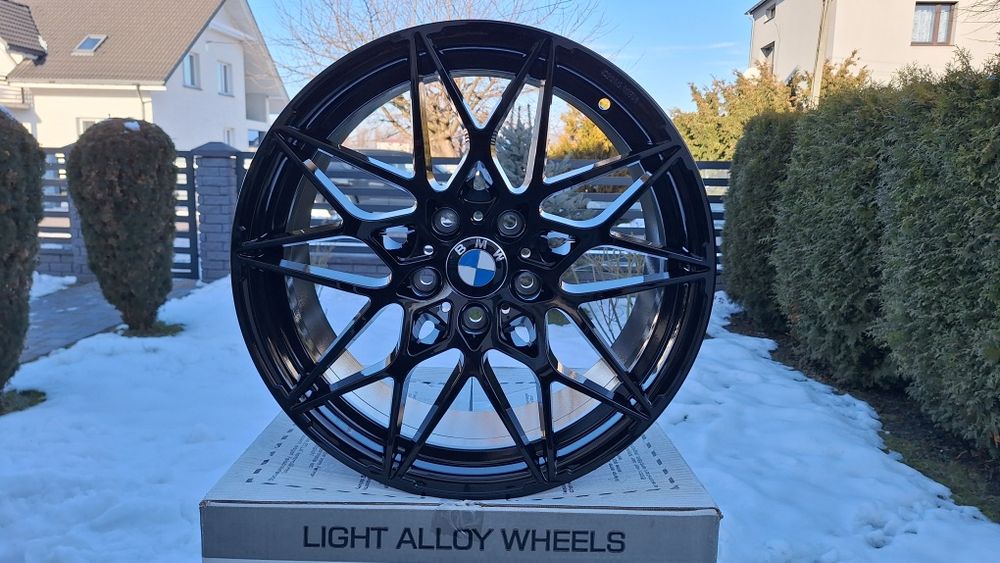 Nowe Alufelgi 5x120 R18 Bmw E46 E90 E91 f10 f30 f25 X3 Czarny Połys