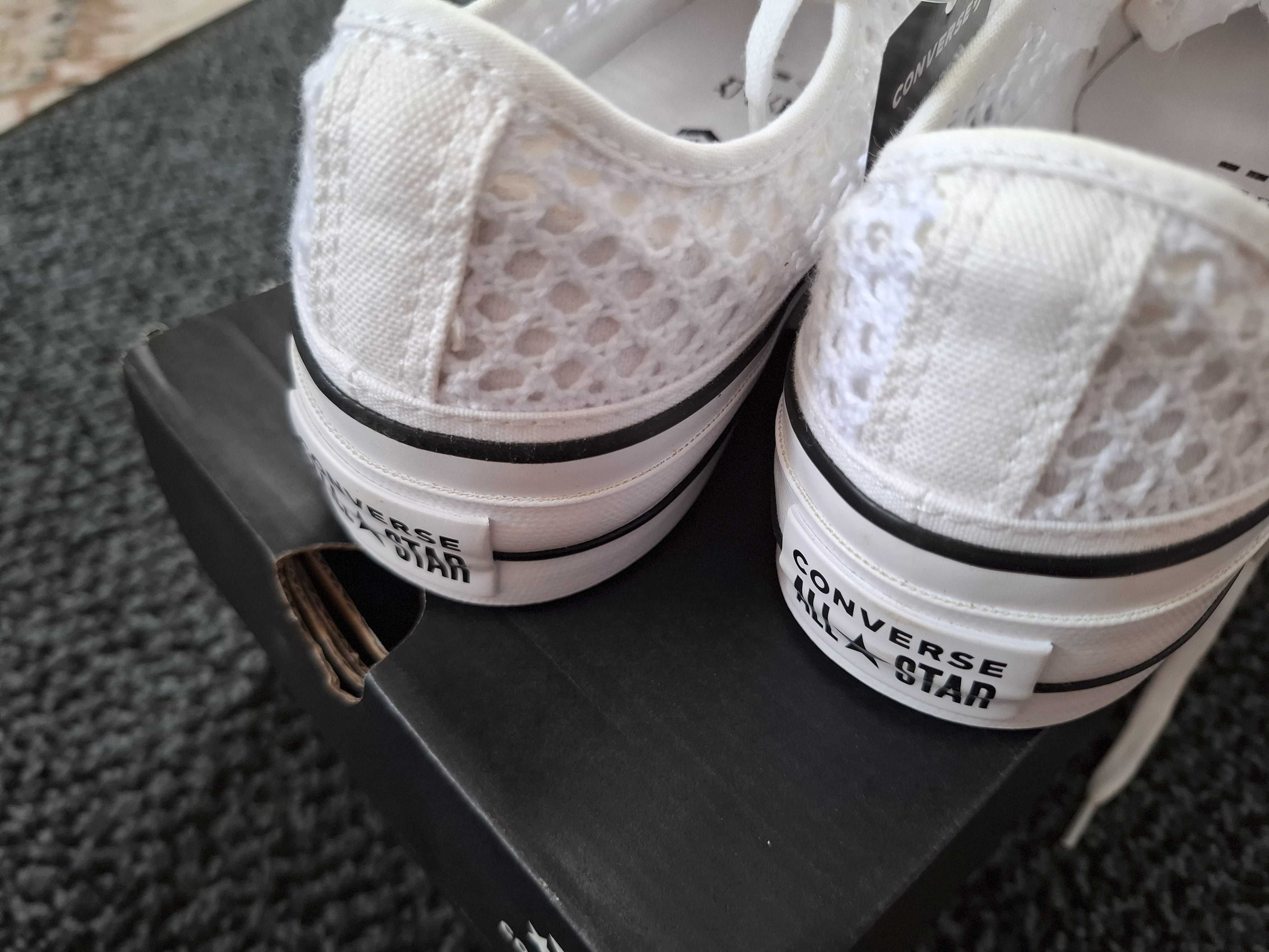 CONVERSE ALL STAR ażurowe NOWE trampki r.38