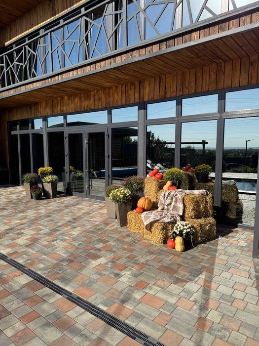 Оренда будинку, альтанка, басейн з підігрівом, баня на дровах та чан