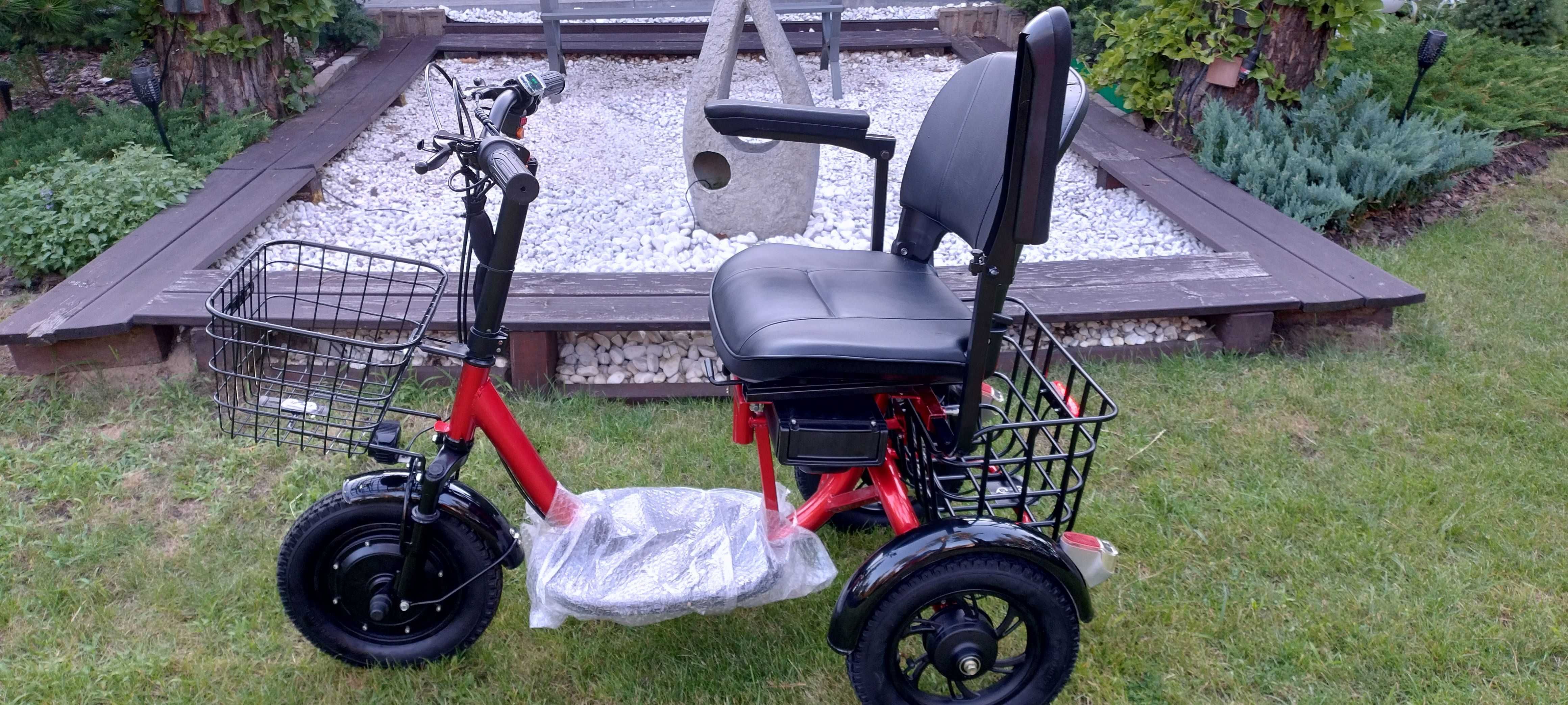 Skuter dla seniorów i osób potrzebujących wsparcia ruchowego