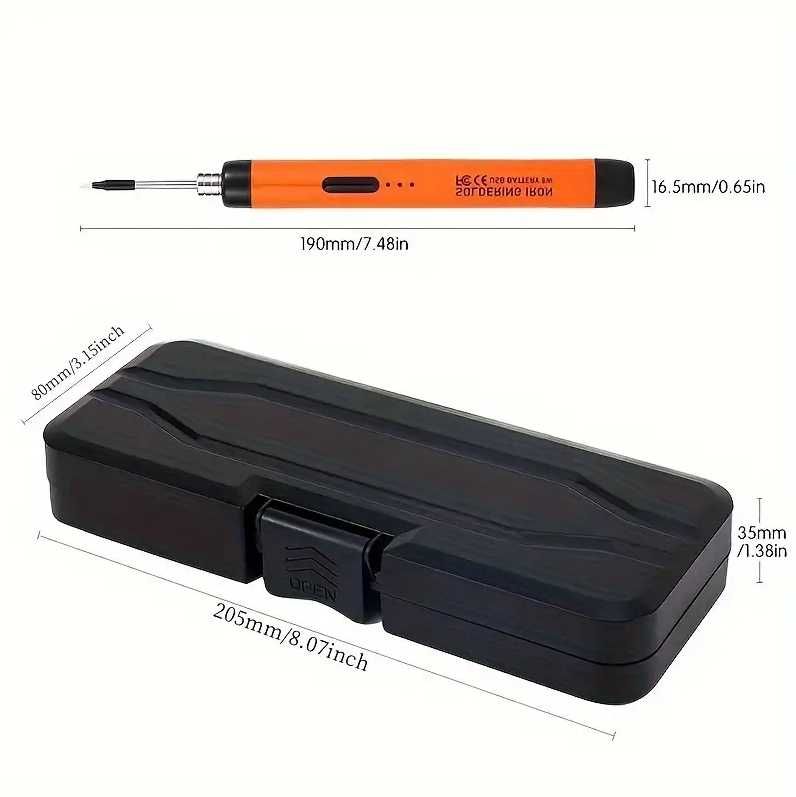 Набор: Аккумуляторный USB паяльник, паяльник с дисплеем