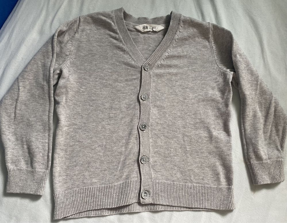 H&M sweterek kardigan r.110/116