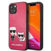 Etui Ochronne Iphone 13 Mini Fuksja Karl Lagerfeld Iconic