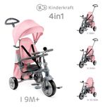 KINDERKRAFT JAZZ - rowerek 3 kołowy Pink ekspozycja