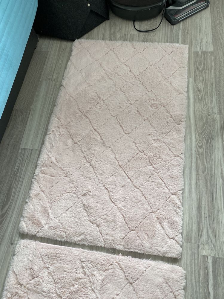 Dywan shaggy Modena Leroy Merlin 100 x 60 futro rabbit miękki