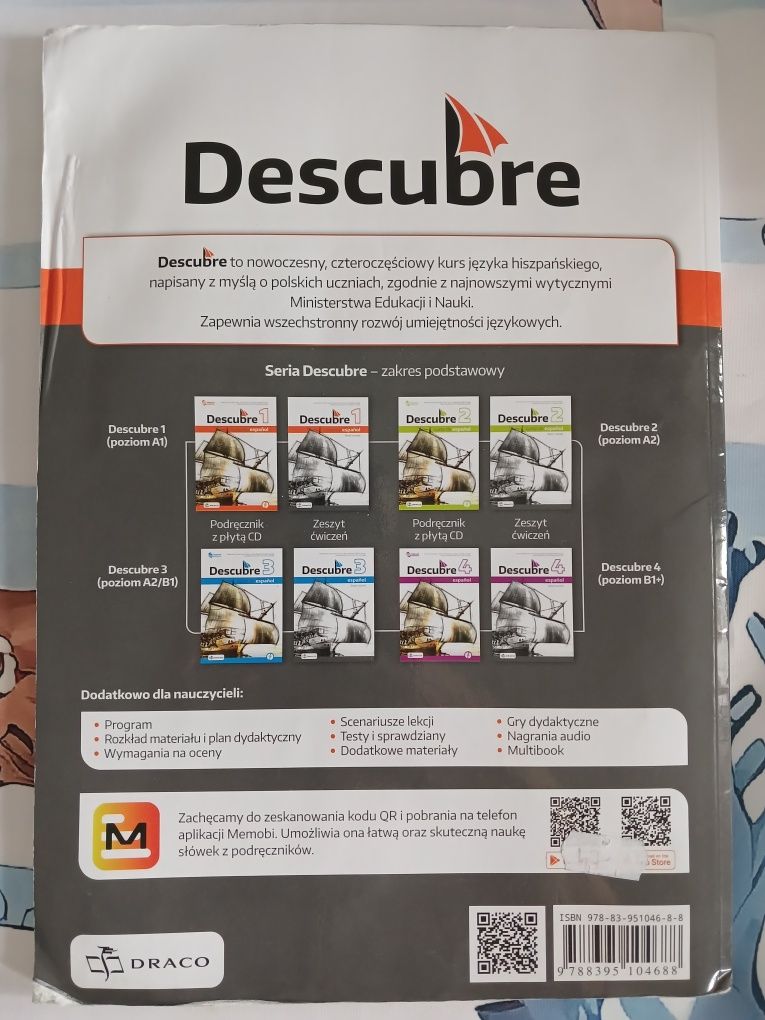 Descrubre 1 - podręcznik i zeszyt ćwizceń