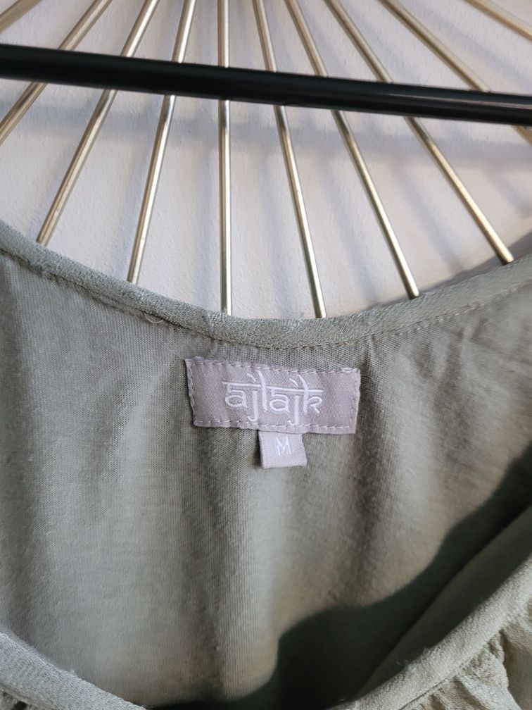 Bluzka khaki rozszerzana od L do XL
