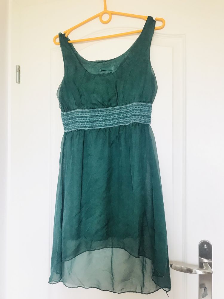 Cudna Sukienka jedwab old money coquette 36-38