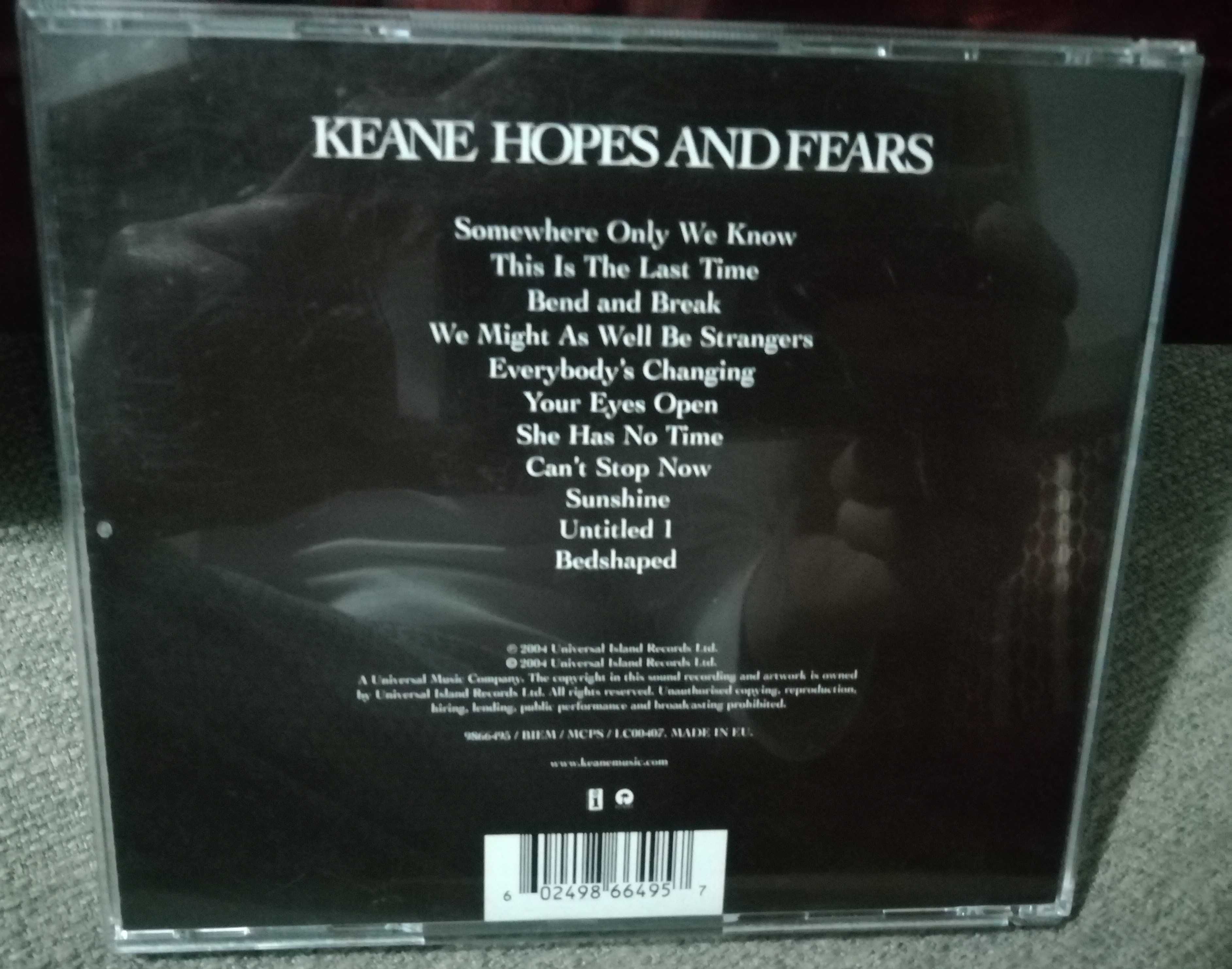 Keane - Hope and Fears CD