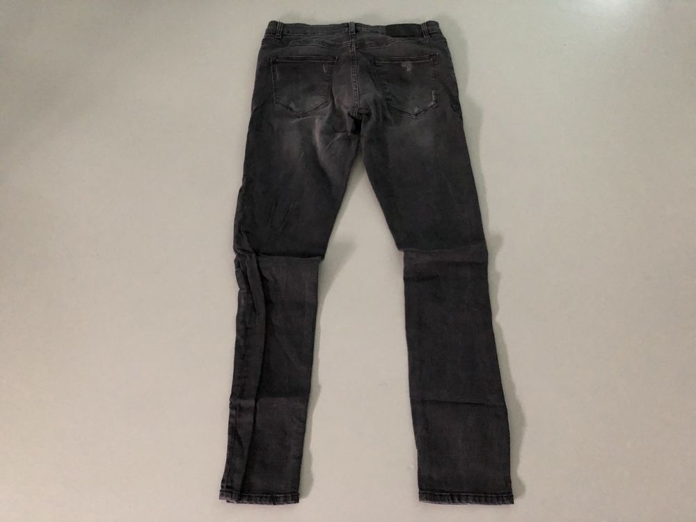 Review Jeremy Skinny 34/34 jeansy spodnie jeansowe czarne
