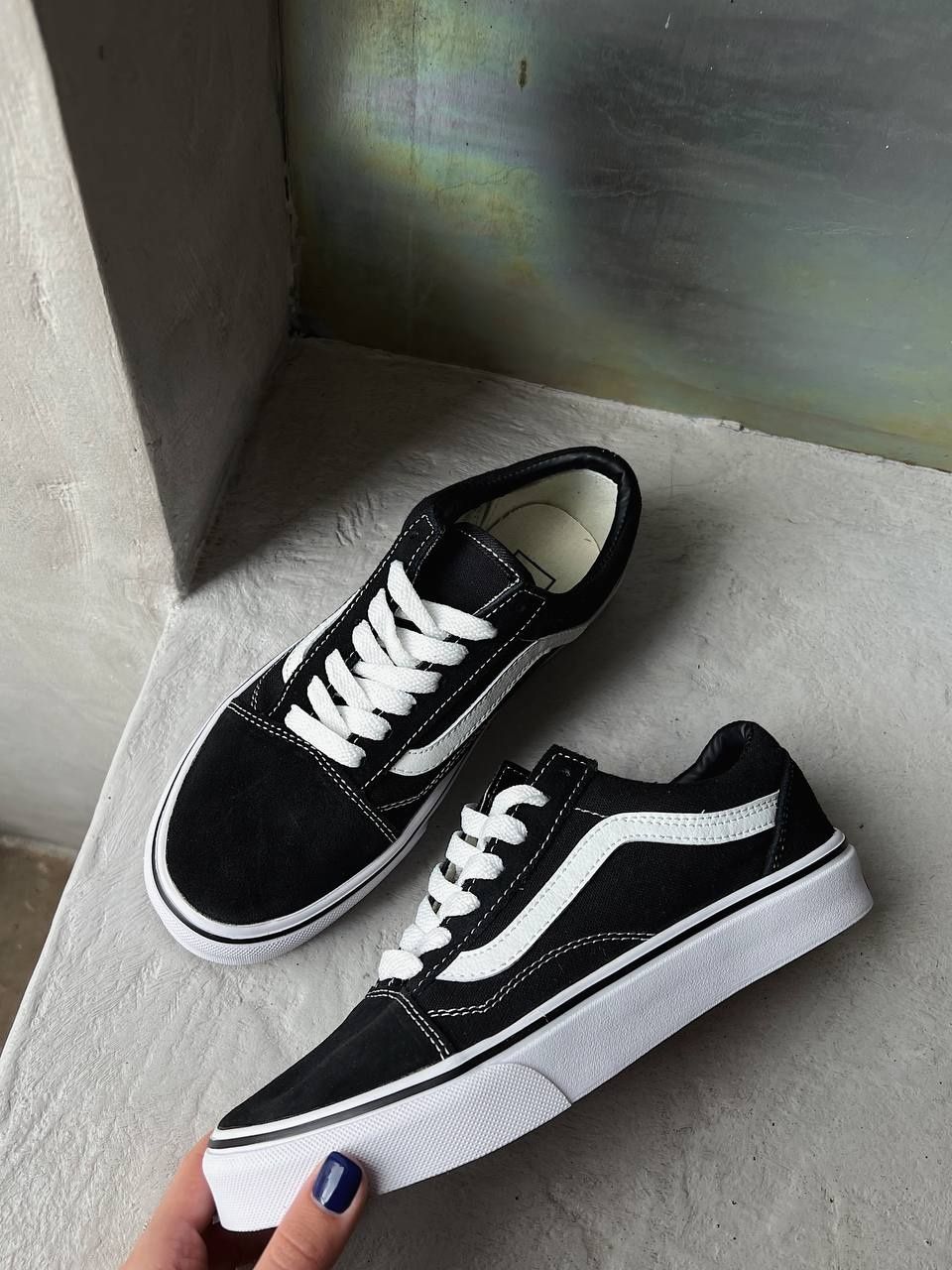 Кеди Vans Old Skool Classic Black White р36-45