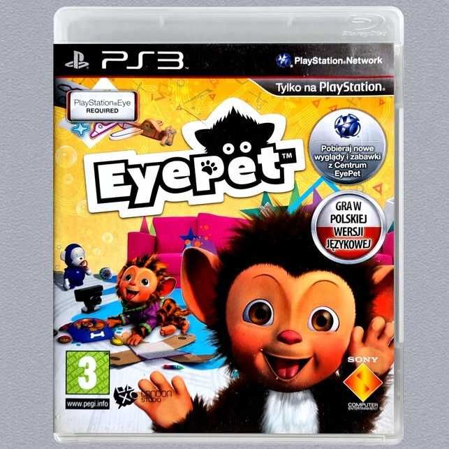 EyePet PL Polski Język Ps3 Eye Pet Pudełkowa