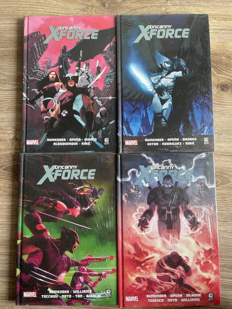 Uncanny X-Force komplet 4 tom