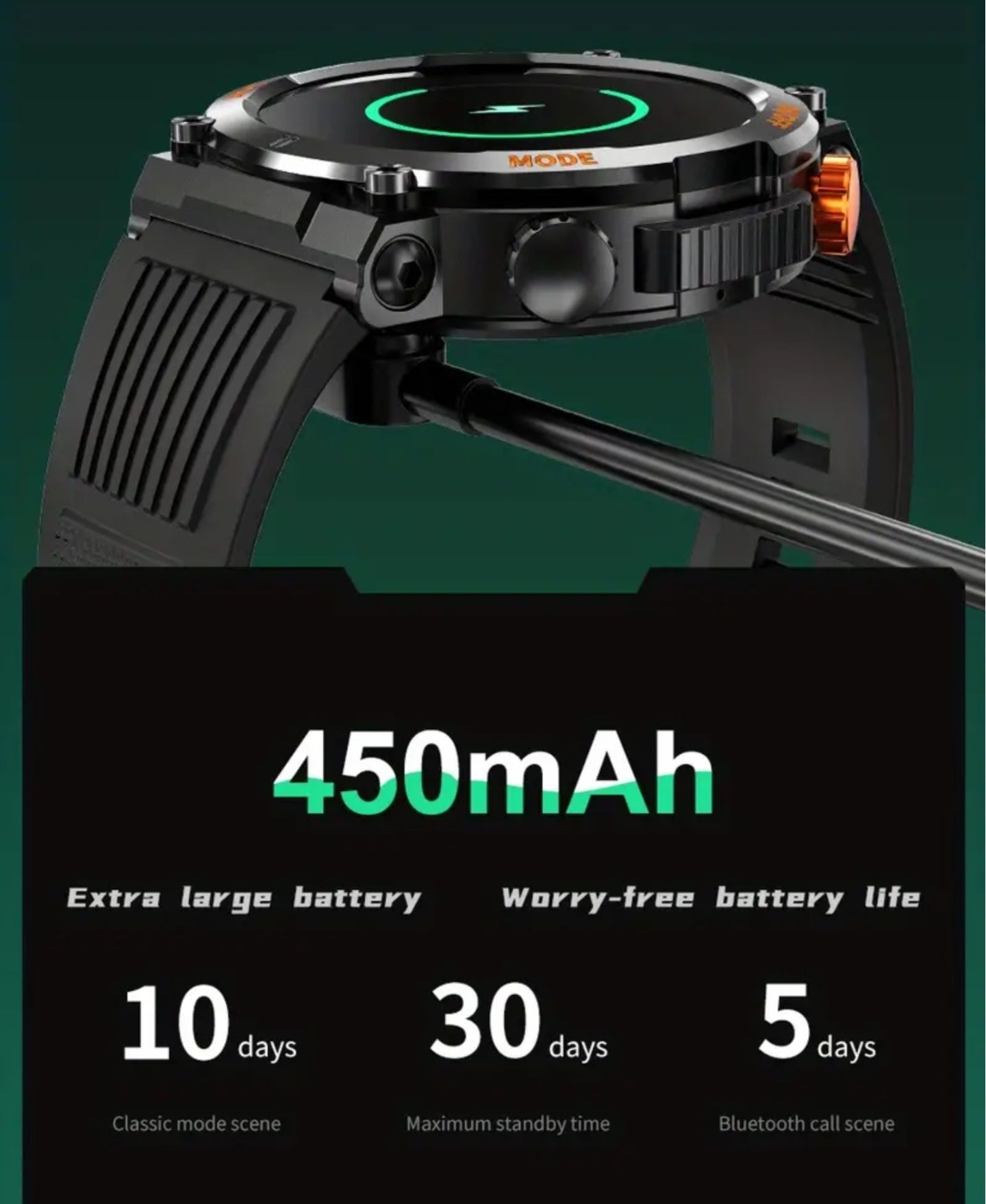 Smartwatch Militar à prova de água Android/IPhone