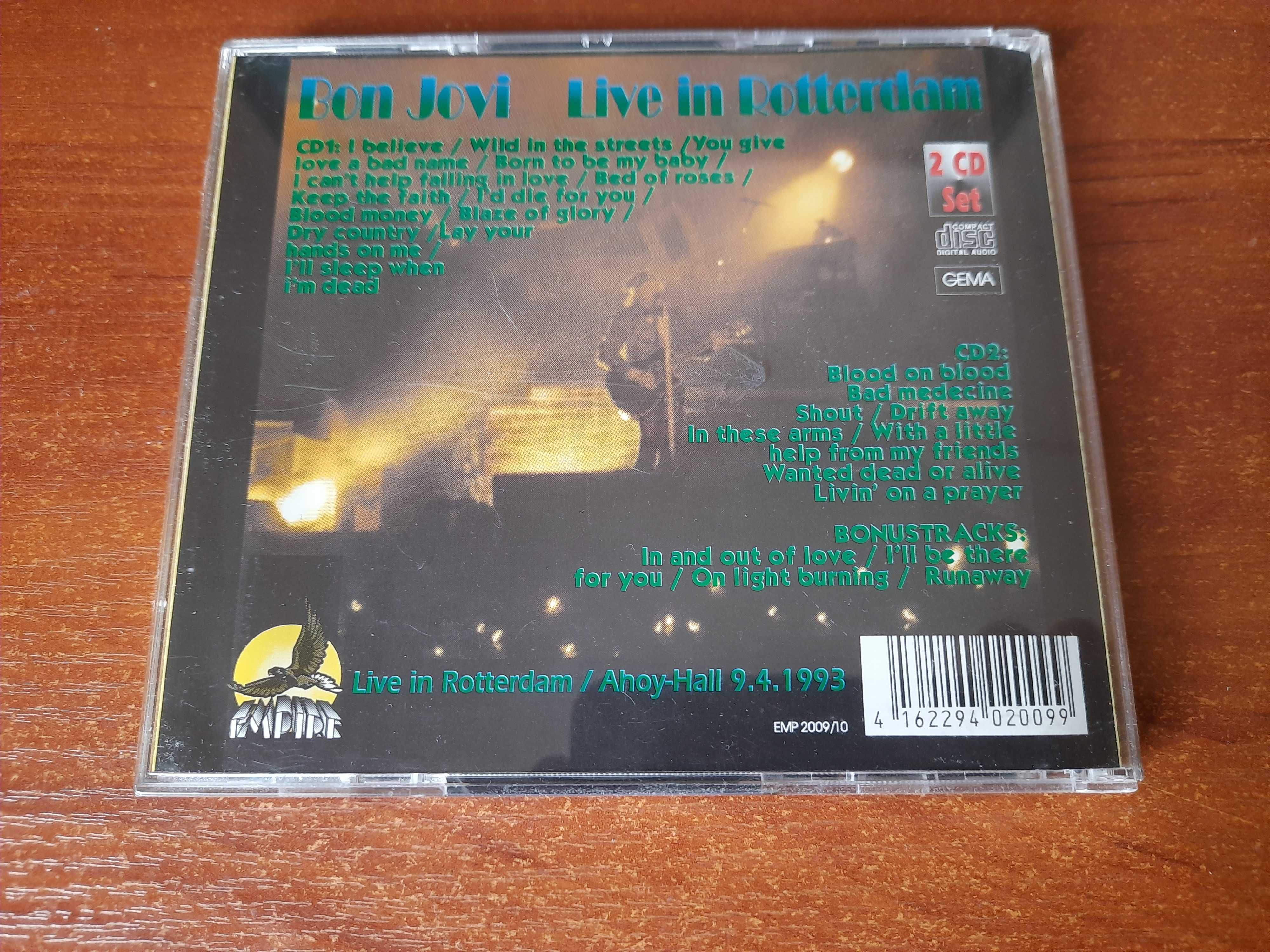 CD (audio) Bon Jovi - Live In Rotterdam (2 СD)