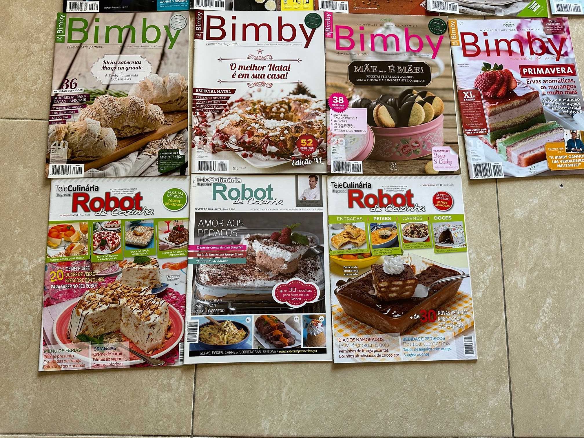 Bimby Momentos de Partilha e Viva! e Teleculinária de Robot - Revistas