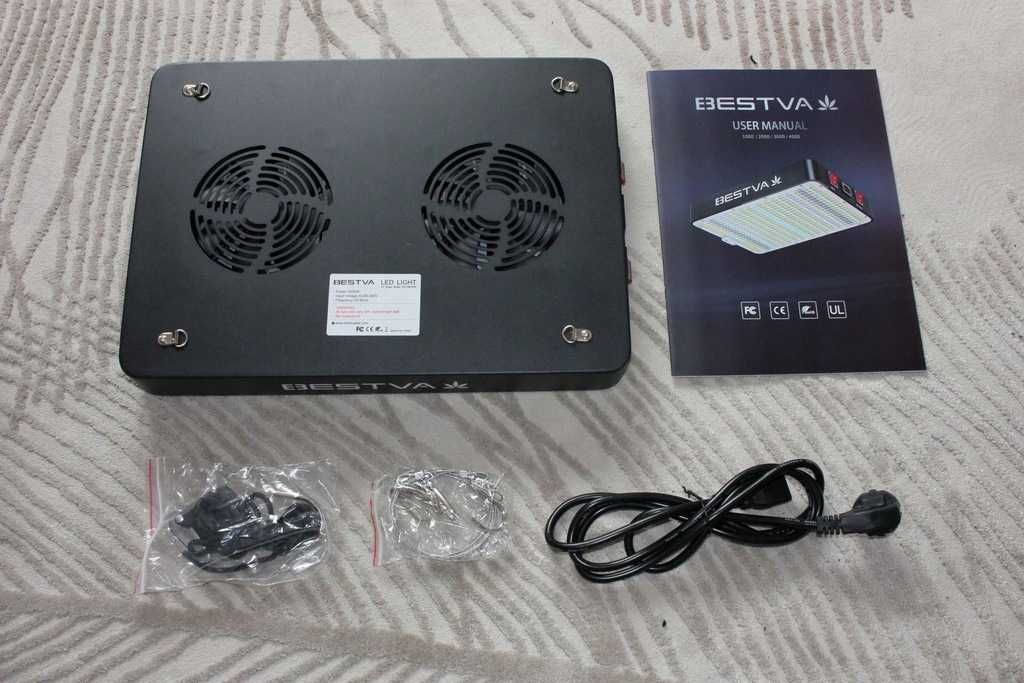 Nowa Lampa LED do roślin BESTVA 2000W Full Spectrum Grow Light