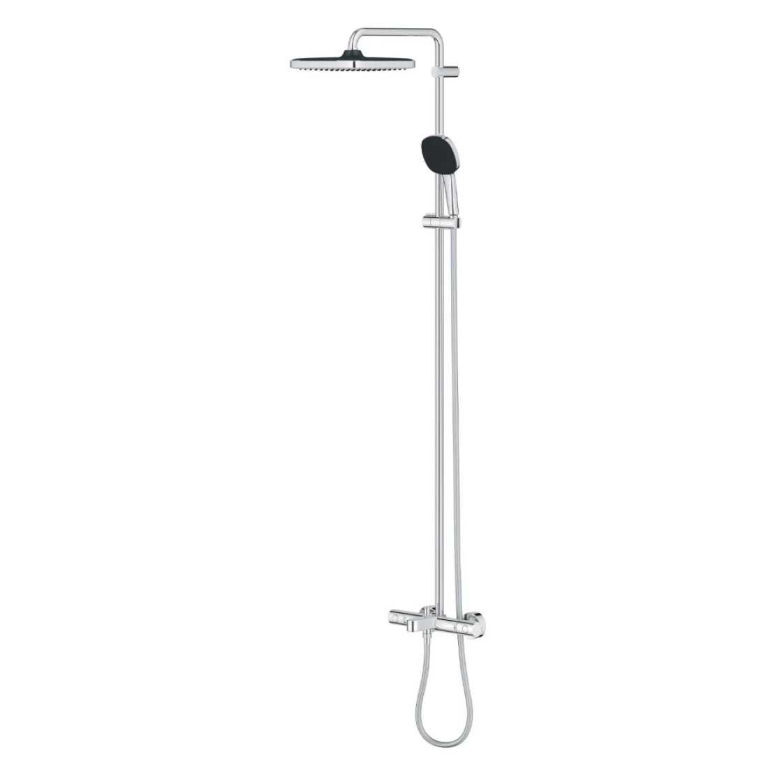 Душова система з термостатом Grohe Vitalio Comfort 250 хром 26984001