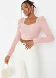 Top Missguided Różowy 38