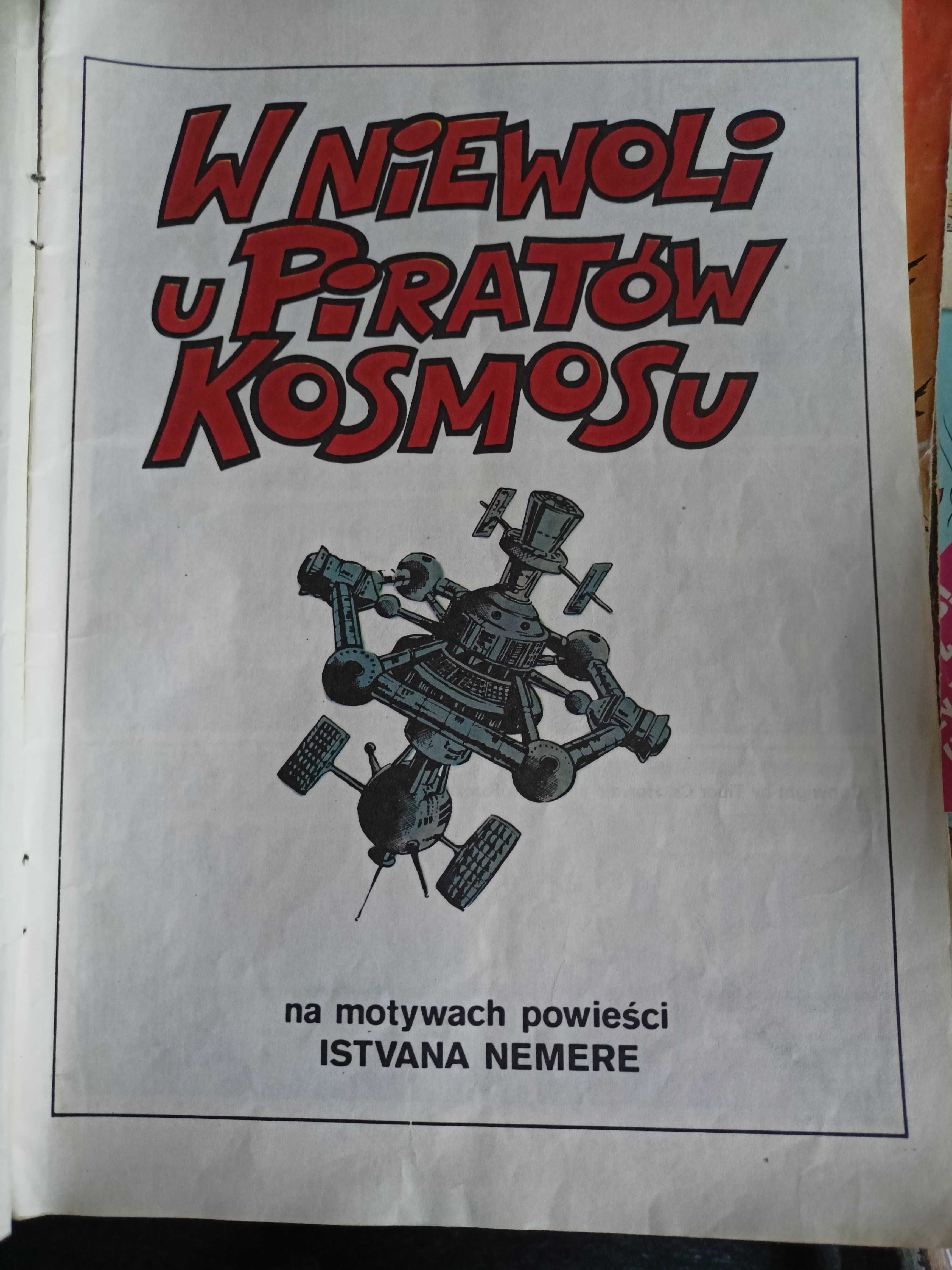 Komiks W niewoli u piratów kosmosu  1990r.