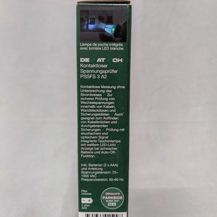 Bezdotykowy tester napięcia LED 70-1000V Parkside